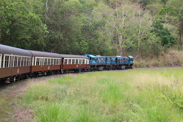 Obraz premium キュランダ鉄道