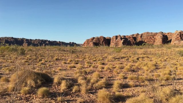 Bungle Bungle Range Landform landscape in Kimberly Western Australia.