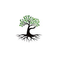 Tree vector icon. logo design elements.