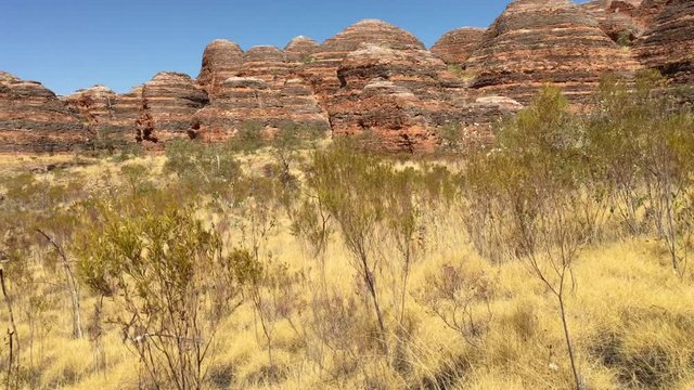 Bungle Bungle Range Landform landscape in Kimberly Western Australia.
