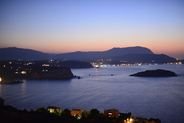 Sonnenuntergang Souda-Bucht/ Kreta