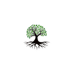 Tree vector icon. logo design elements.