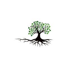 Tree vector icon. logo design elements.