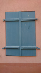 Naklejka premium window with shutters