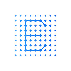 dot square font