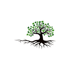 Fototapeta premium Tree vector icon. logo design elements.