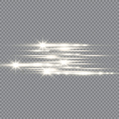 Abstract lines with glow light effect. Glow special light effect. Glowing lines on transparent background. Lines vector.