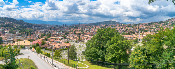 Panoramic View of Sarajevo