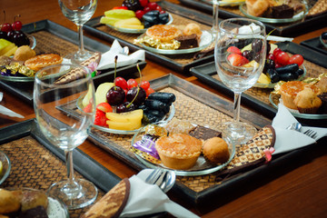 Coffee break, catering a business conference