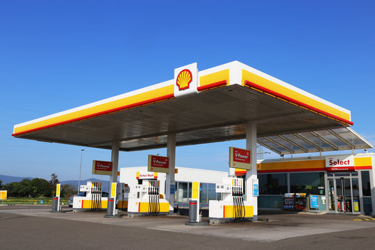 Shell-Tankestelle (Ha&szlig;loch, Deutschland, 10/09/2019)