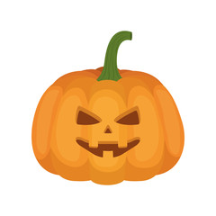 Halloween pumpkin cartoon vector design