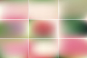 Naklejka premium Green pink plain background images