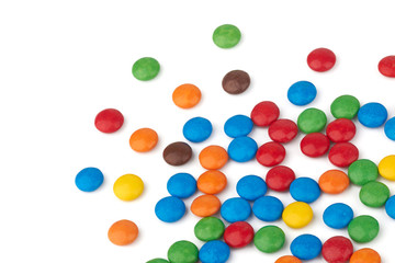 candies on white