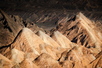 Rainbow mountains Zhangye, China. View at Zhangye Danxia geological park, Zhangye. Colorful rainbow mountains at the geological park in Gansu. China landscape.