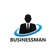 Businessman Logo Template Design