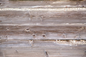   Background of old wooden boards of gray color.Horizontally.