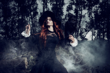 raven and witch