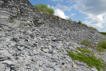 stillgelegter Schieferbruch in Baden-Württemberg - disused slate quarry
