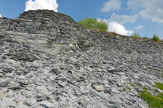 stillgelegter Schieferbruch in Baden-W&uuml;rttemberg - disused slate quarry