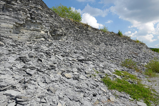 stillgelegter Schieferbruch in Baden-W&uuml;rttemberg - disused slate quarry