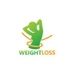 Weight Loss Logo Template Design