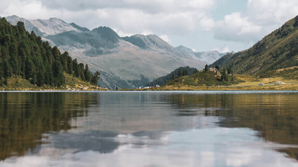 lake in the mountains