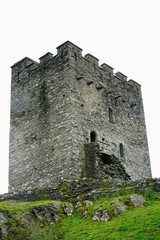 Fototapeta na wymiar Stone Castle Ruins