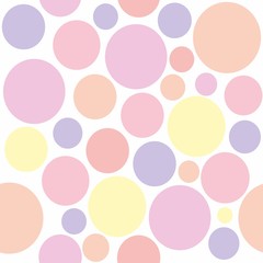 seamless pastel circles