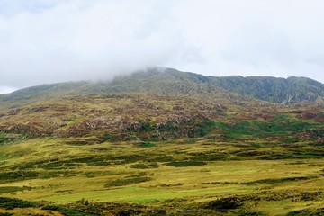 Green Mountain Landscape in Wales UK