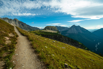 path through the mountains