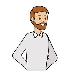 Isolated avatar man vector design