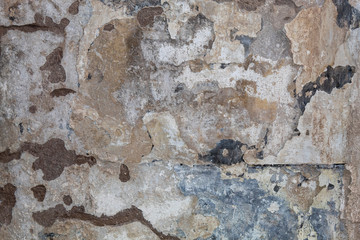 Old Weathered Damaged Concrete Wall Texture