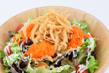 Photos of delicious Japanese food Suitable for making menus in restaurants.