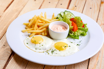 breakfast in the cafe