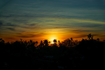 Sunset on the Balcony, Mai Khao, Phuket, Thailand