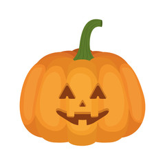 Halloween pumpkin cartoon vector design