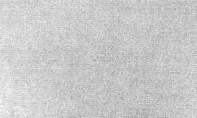 Vector fabric texture. Distressed texture of weaving fabric. Grunge background. Abstract halftone vector illustration. Overlay to create interesting effect and depth. Black isolated on white. EPS10.