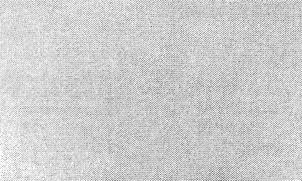 Vector fabric texture. Distressed texture of weaving fabric. Grunge background. Abstract halftone vector illustration. Overlay to create interesting effect and depth. Black isolated on white. EPS10.