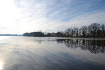 Fototapeta premium A lake in winter