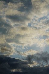 Obraz premium Clouds covering the sky