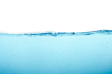 surface of the soft water and water splash