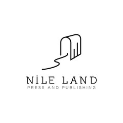 the letter N comes from the curve of the paper that runs the nile below it