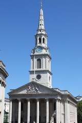 Fototapeta na wymiar St Martin church in the Fields, London. UK