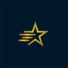  Gold Star Logo Vector