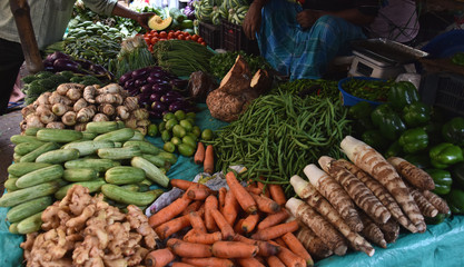 Vegetables for Selling in Local Market