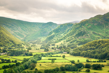 Borrowdale from Castle Crag