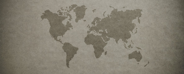Fototapeta Textured world map background obraz