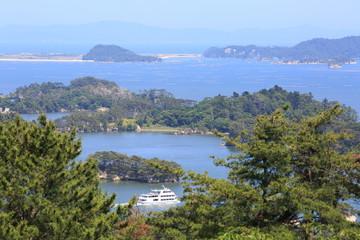 The scenery of Matsushima in Miyagi Prefecture, Japan