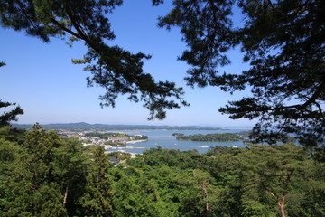 Fototapeta na wymiar The scenery of Matsushima in Miyagi Prefecture, Japan