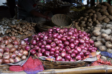 Selling of Vegetables in Local Market